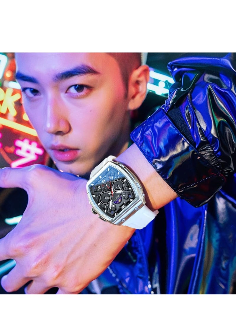 أوليفز ساعة OLEVS كرونوغراف مقاومة للماء ومتعددة الوظائف للرجال كوارتز 2942 - Image 4