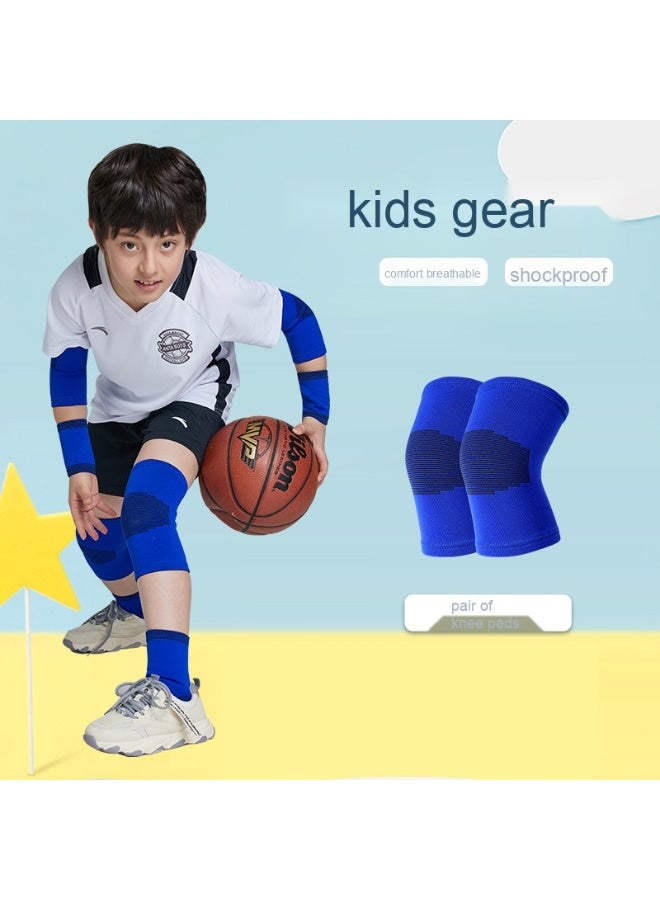 Kids' Summer Sports Protective Gear Set - Essential Lightweight Knee and Elbow Pads for Fall Protection
