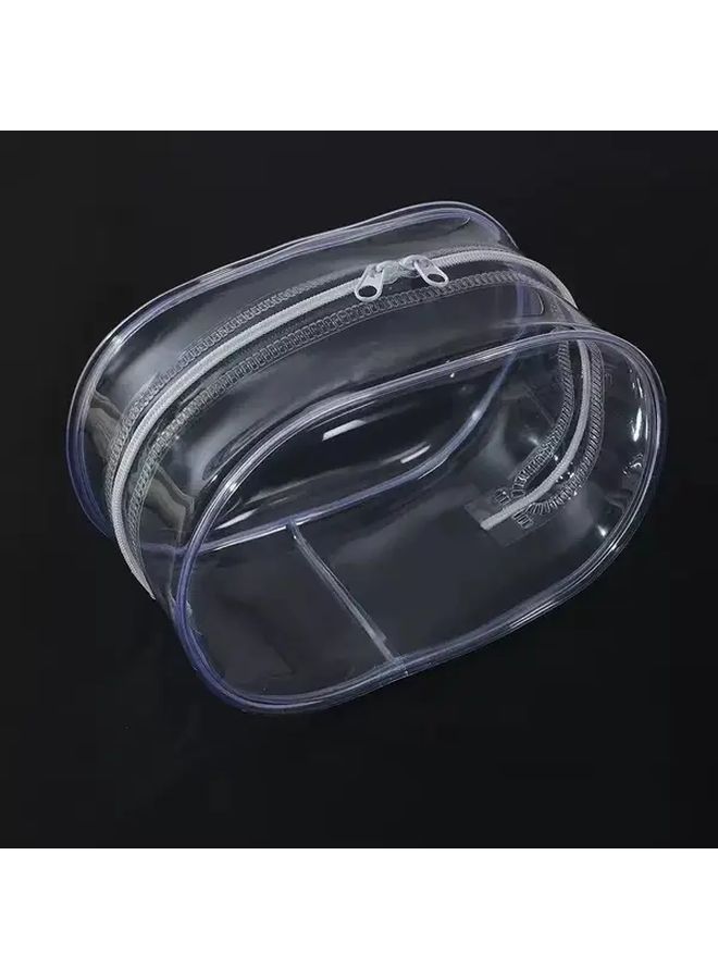Black Labubu Bag For Doll Under 6.7 Inch PVC Transparent Storage Organizer - Image 5