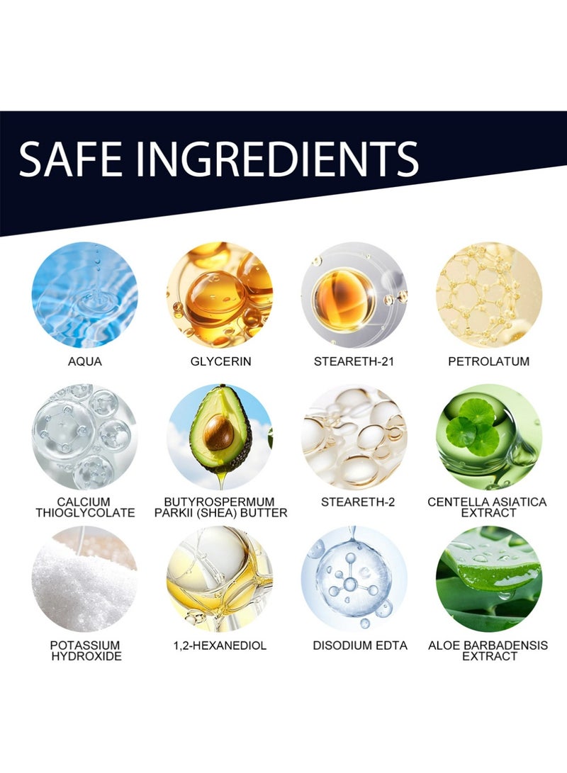 إيلهو كريم إزالة الشعر للرجال للمناطق الحميمة والجسم، إزالة الشعر بلا ألم للأذراع والساقين والصدر وجميع أنواع الجلد - Image 5