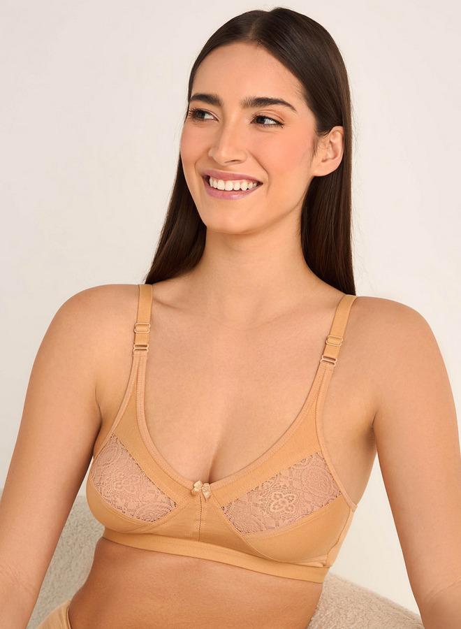 Splash FAV Balconette Bra with Lace Detail - Image 1
