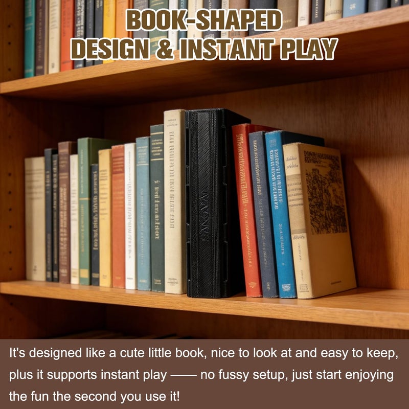 KOSIMI PlayBook'd - Hangman Game Magnetic Cowboy, Vocabulary Words Spelling Challenge Table Game, Hangman Challenge Game,Portable Books Design Board Game - Image 5