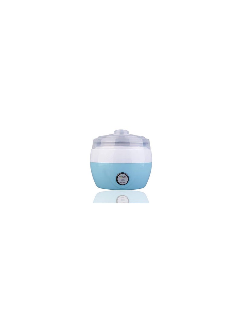 Stainless Steel Automatic Yogurt Maker DIY Delicious Yoghurt Container Flavour Your Home Made Yoghurt to Your Taste, Blue
