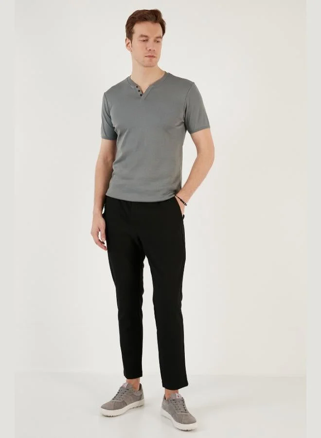 Buratti  Buratti Cotton Button Detailed Slim Fit V-Neck 3-Pack T-Shirt Men's T-SHIRT 5902122S3 for Men | Best Price UAE