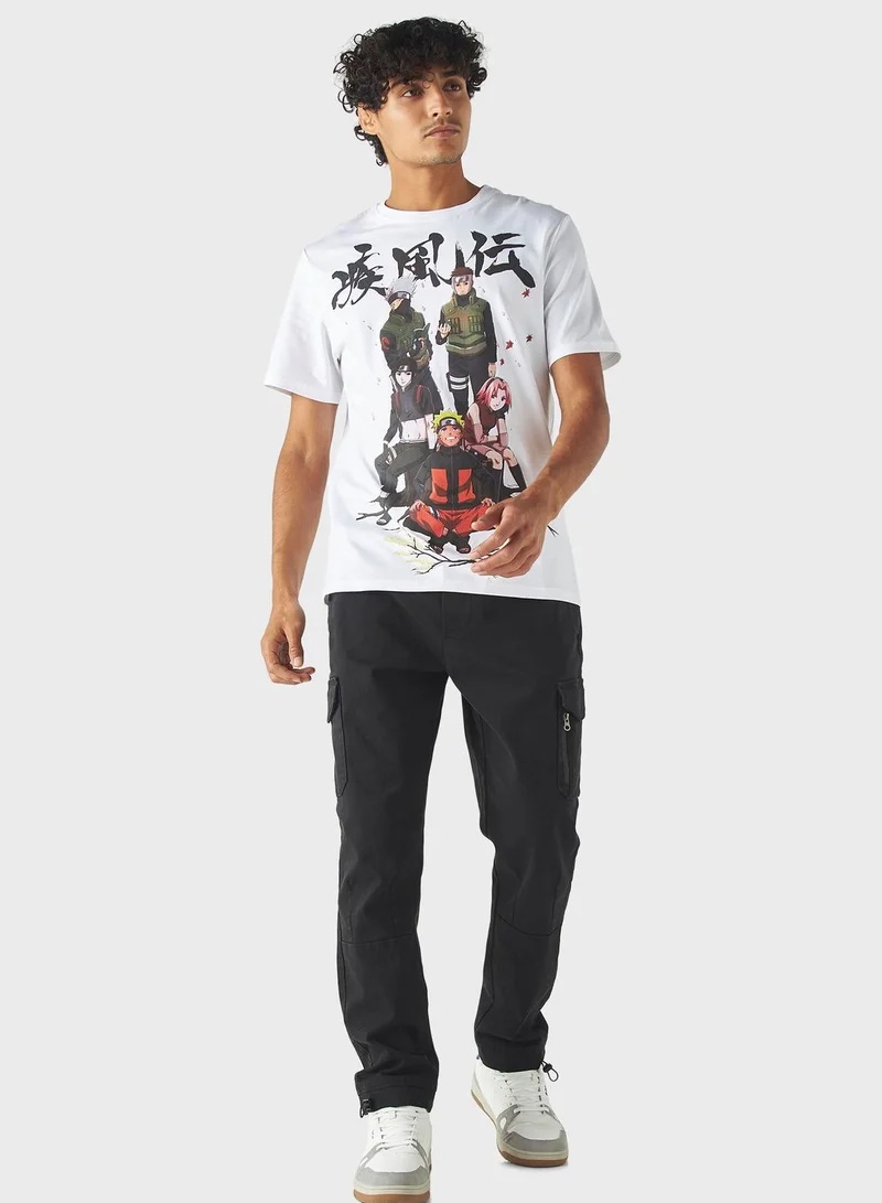 SP Characters Graphic Print T-Shirt
