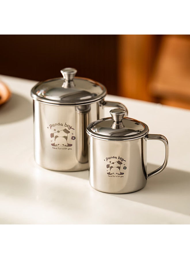 Onlycook Food Grade 316L Stainless Steel Water Cup With Lid Milk Cup Mouth Cup Children Kindergarten Baby Cup Little Pig - Image 4