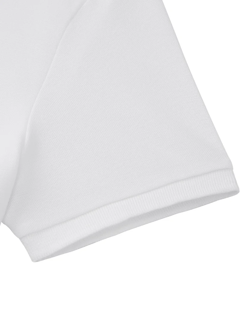 جيوردانو قميص بولو نسائي بقصّة Slim Fit مطرز بخطوط جريئة