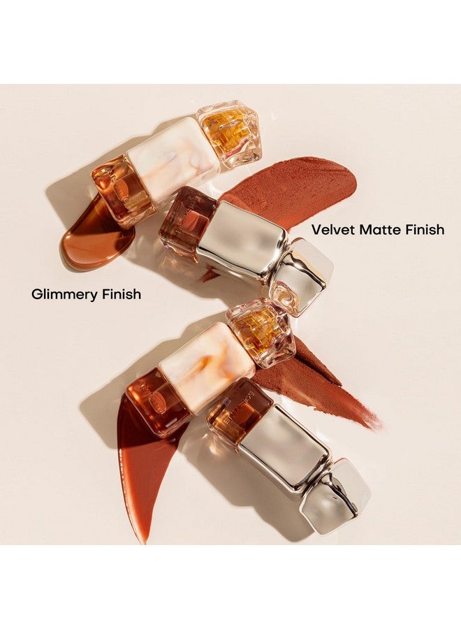 Mistine Makeup Lip Gloss Lip Plumber Non-sticky Tinted Lip Gloss Infused with 1% Peptide Moisturizing Shiny Lip Tint Hydrating Lifter Gloss Lightweight Feeling Lip Oil J01 Until Sunset 0.1 fl oz - Image 5