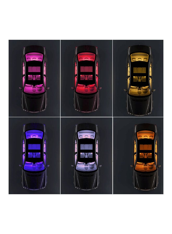 إسكدنيا مجموعة مصابيح LED مكونة من 48 لمبة صغيرة داخلية للسيارات مكونة من 4 قطع - Image 5