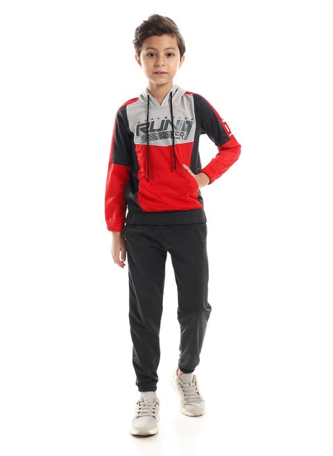 caesar Boys Training Suit With Pocket multicolour