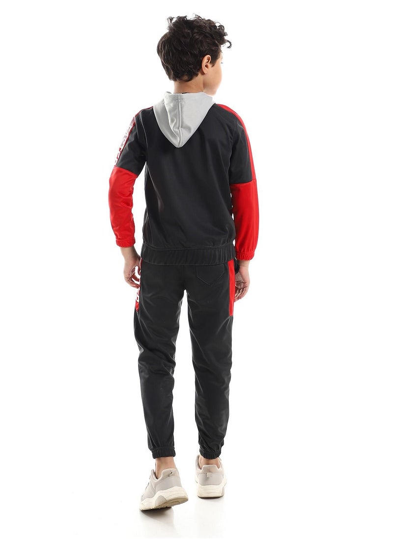 caesar Boys Training Suit With Pocket multicolour