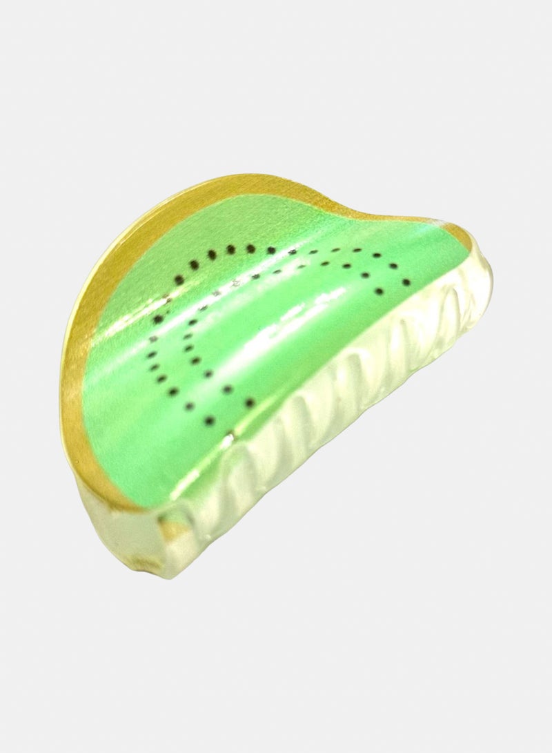 Trio Earrings Kiwi Hair Claw Clip - Image 1