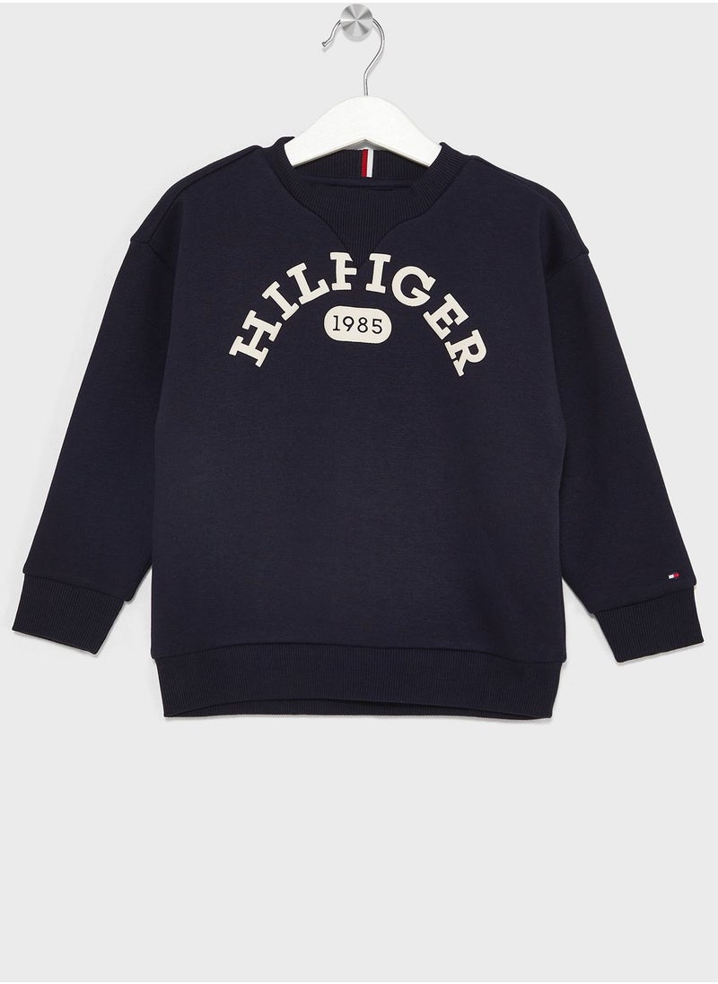 TOMMY HILFIGER - Kids Varsity Sweatshirt - Image 1
