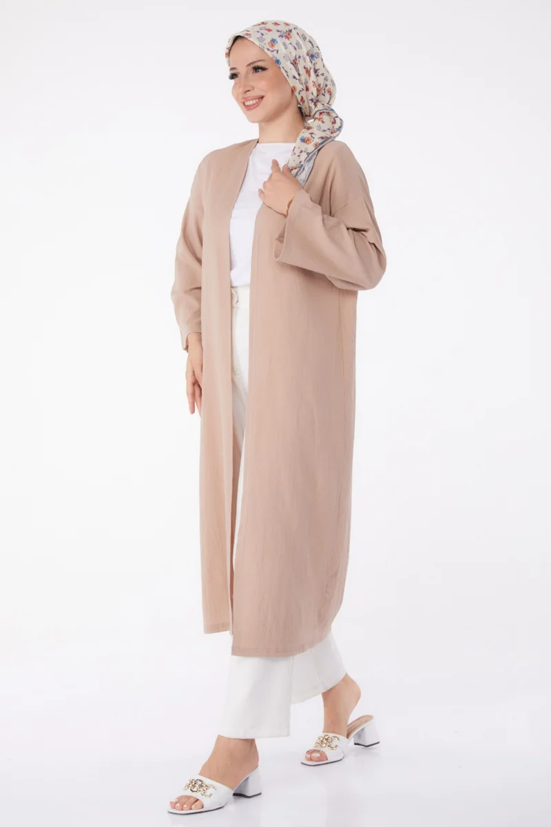 Tofisa Plain Medium Women's Mink Cardigan - 13236
