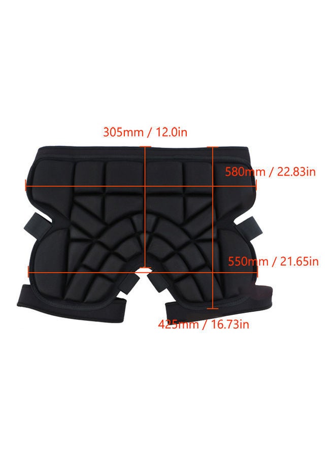 NIBEMINENT Skiing Protective Hip Pants Pad 20 x 5cm  - Image 2