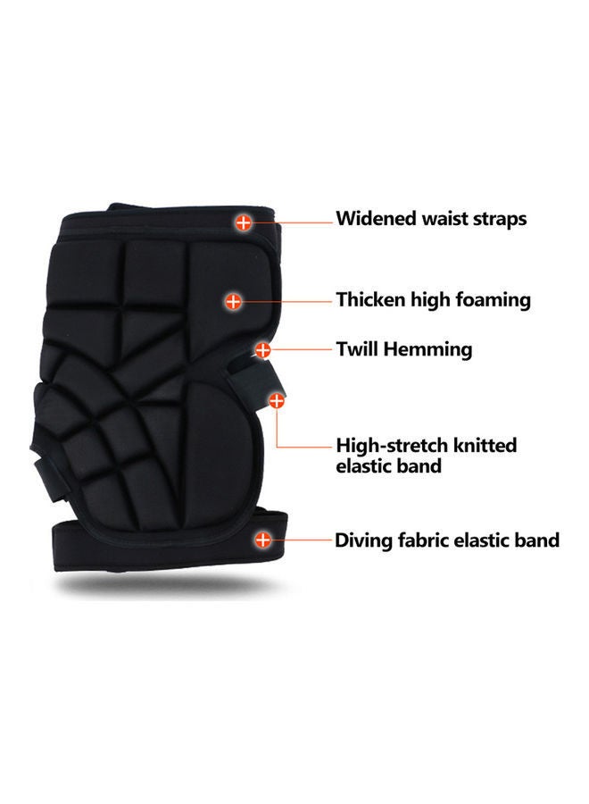 NIBEMINENT Skiing Protective Hip Pants Pad 20 x 5cm  - Image 4