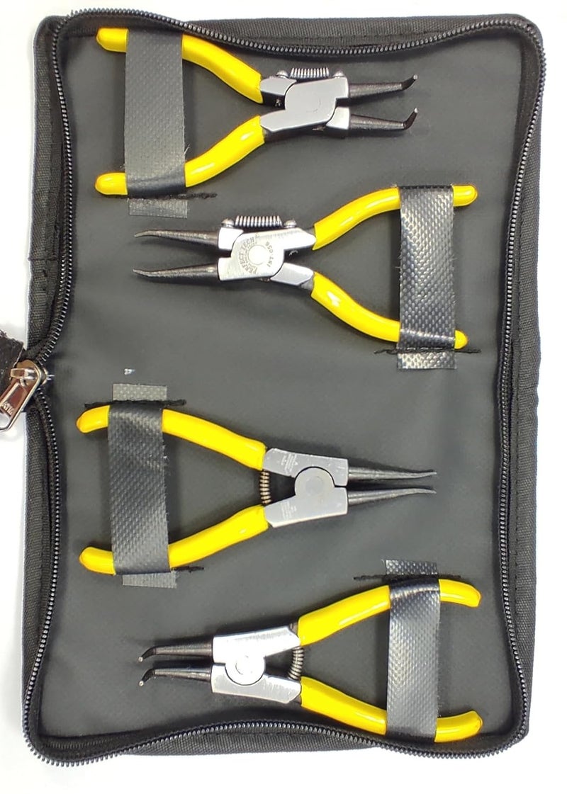 PERFECT TECH 122MM/5" Circlip Plier/ 5" Snap Ring Lock Plier (4 pcs Combo 5" Circlip Plier) - Image 1