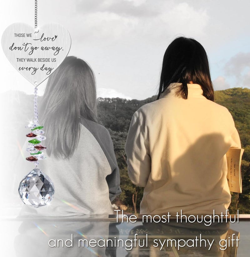 Einanmut Memorial Gift Crystal Suncatcher, Bereavement Gifts for Loss of Mum, Dad - Thinking of You Gifts, Sorry for Your Loss Gifts - Sympathy Gift Remembrance Gifts Condolence Gifts for Loss of Loved One - Image 2