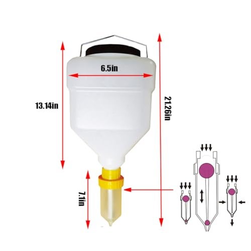 vitasunhow Large Capacity Condiment Dispenser for Restaurant and BBQ - Refillable Sauce Squeeze Bottle and Leak Proof Design for Mustard, Salad, Ketchup and More (square, 3.5 Liters) - Image 5