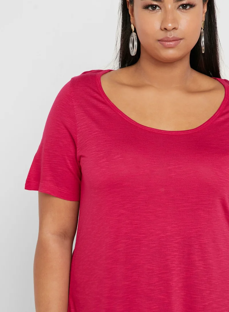 EVANS Scoop Neck T-Shirt