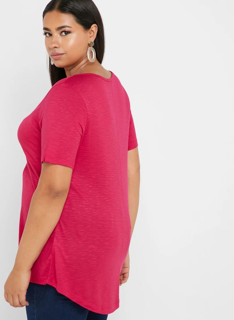 EVANS Scoop Neck T-Shirt