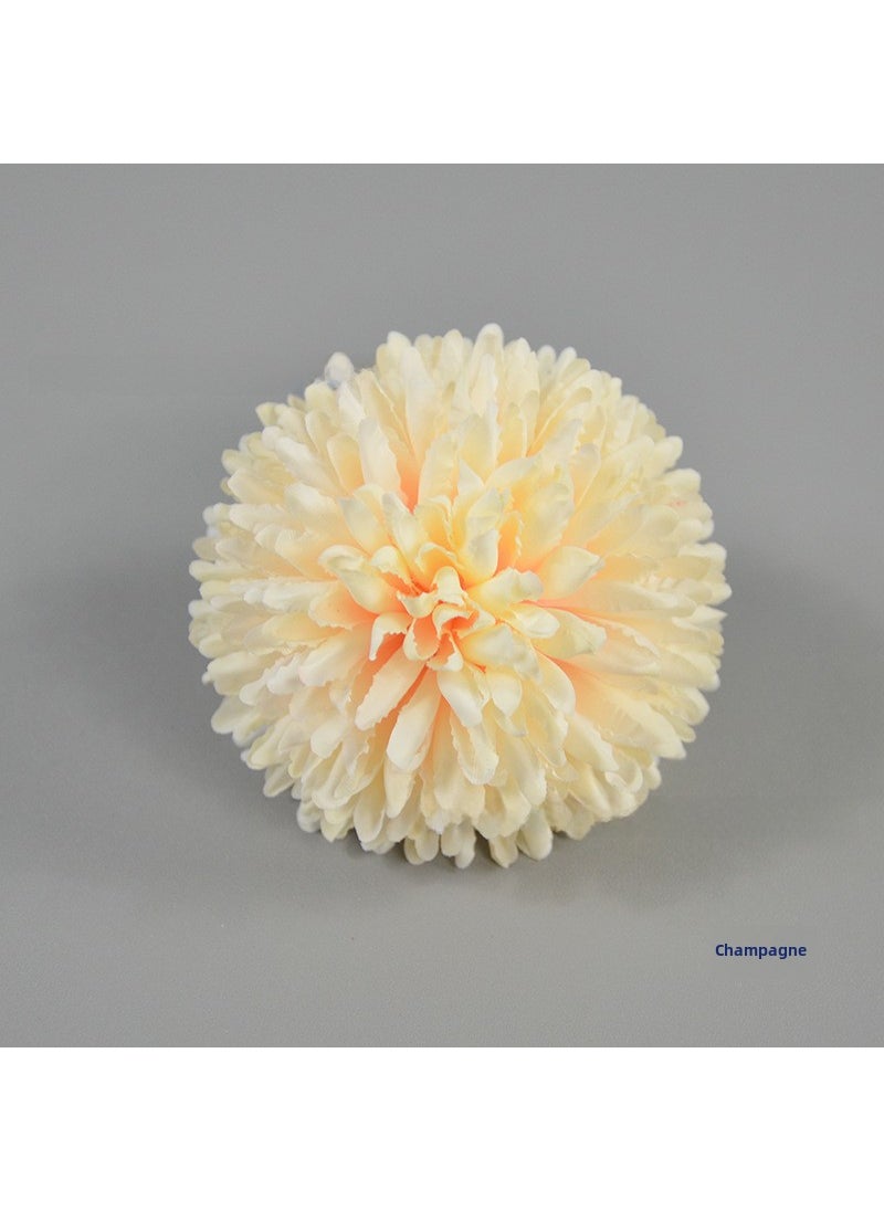 Generic 1 x 5 pcs Artificial Chrysanthemum Wedding Decor Flowers Champagne 