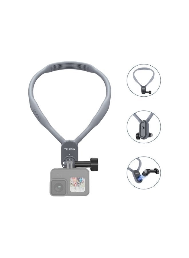 TELESIN GoPro 12 DJI-Insta360 Ace Magnetic Neck Stand Phone Neck Stand - Image 2