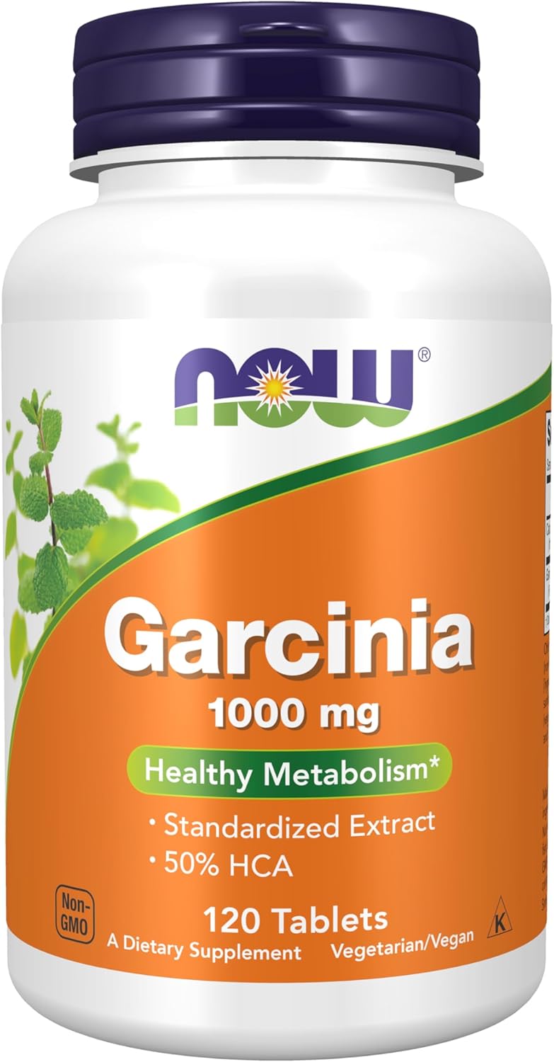 Now Foods Garcinia 1000 mg 120 Tablets - Image 1