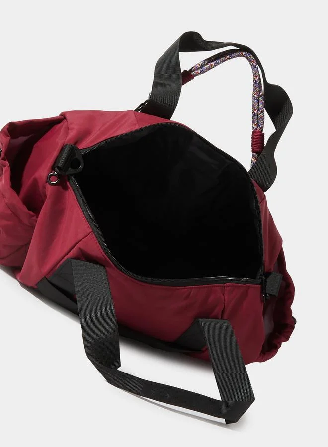 Styli  Red Gym Bag with Braided Handle for Women | Best Price UAE
