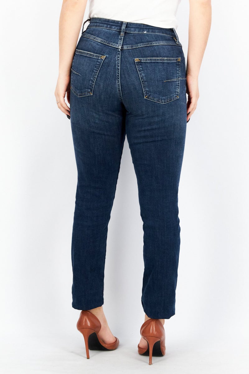 ESPRIT جينز دنيم ممدود للنساء، غسول، قابل للتمدد، أزرق - Image 2