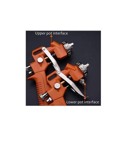 Harden Harden Pneumatic Air Spray Gun Touch Up Paint Sprayer Gravity Feed Spray Gun Auto Car Furniture Finishing Coat Painting Spraying Tool (600 Ml)  - Image 2