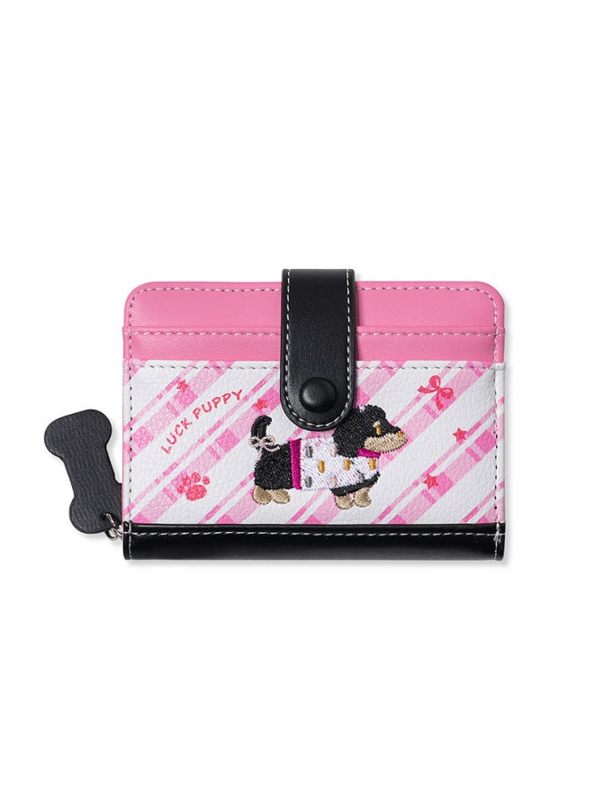 High-appearance Dachshund Short Wallet For Women, Cute And Versatile Coin Purse, Wallet And Card Holder Integrated With Multiple Card Slots