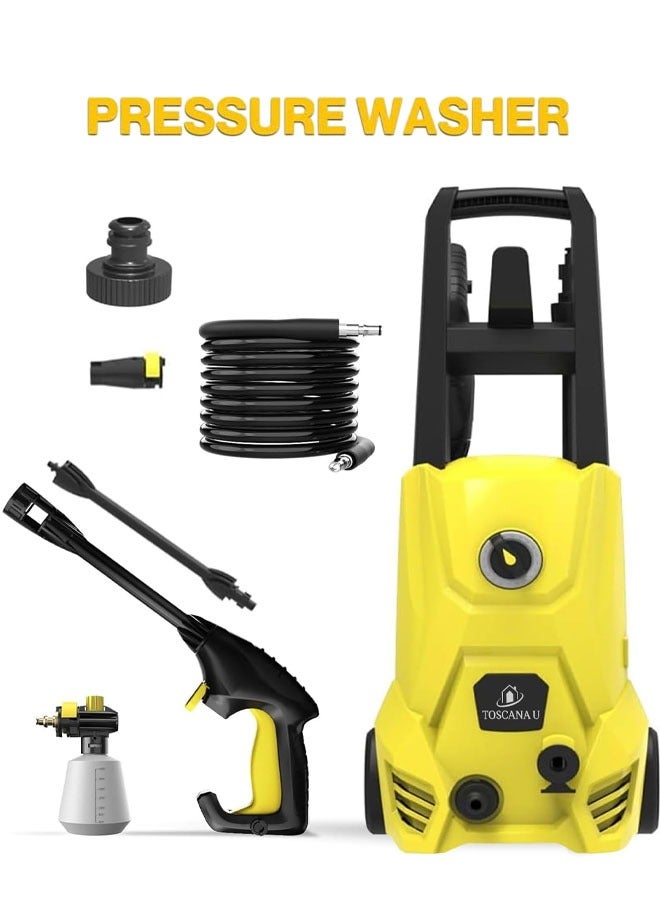 TOSCANA U 1500W Portable High Pressure Automatic Car Washer with 3M Long Hose  - Image 2