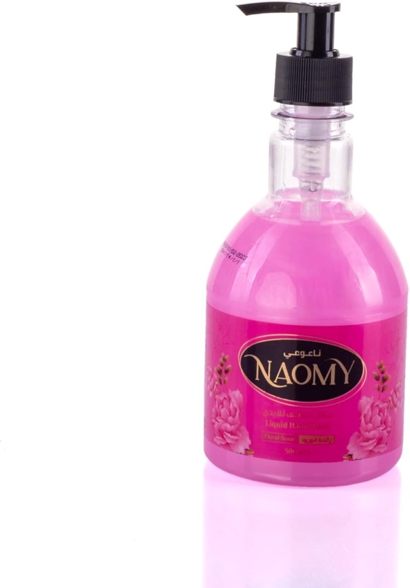 Naomy Hand Soap, 500 gm, Floral Scent.
