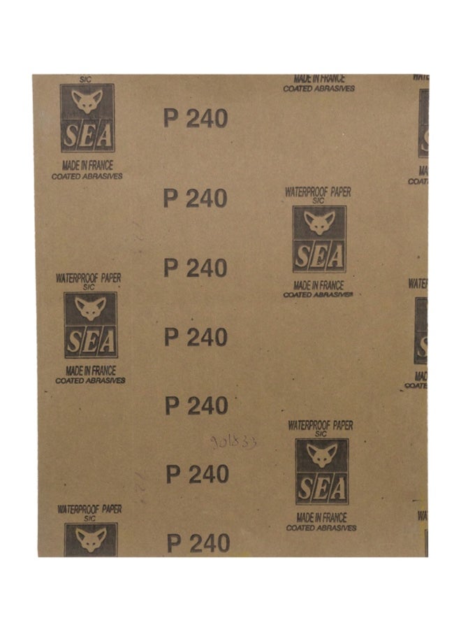 Generic Sea France Waterproof Sandpaper 240 Grit 