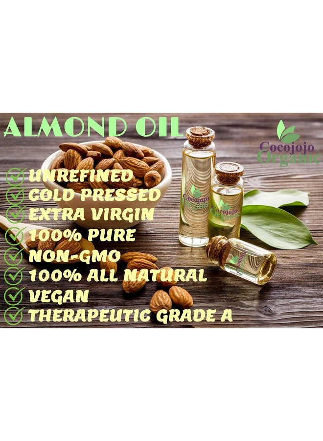 Dr Joe Lab Almond Oil 16 Oz 100% Pure Natural Sweet Almond Oil Cold Pressed Unrefined Extra Virgin For Hair Skin Body Nail And Beard Carrier Oil For Essential Oils Moisturizing & Nourishing - Image 3