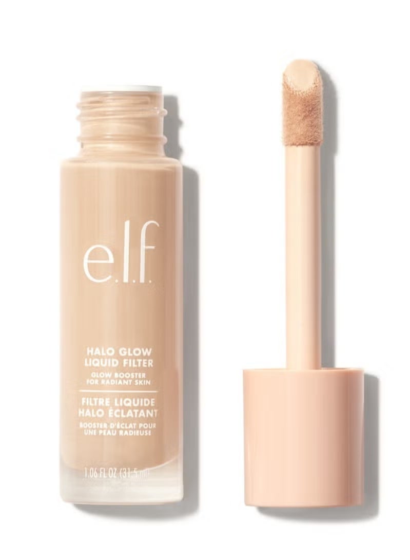 elf Halo Glow Liquid Filter, Complexion Booster For A Glowing, Soft-Focus Look, Infused With Hyaluronic Acid, Vegan 1 Fair + Power Grip Primer Clear 24 ml - Image 2