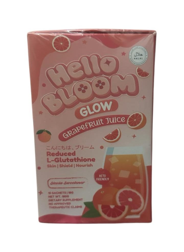 Luxe Slim hello bloom grapefruit juice 