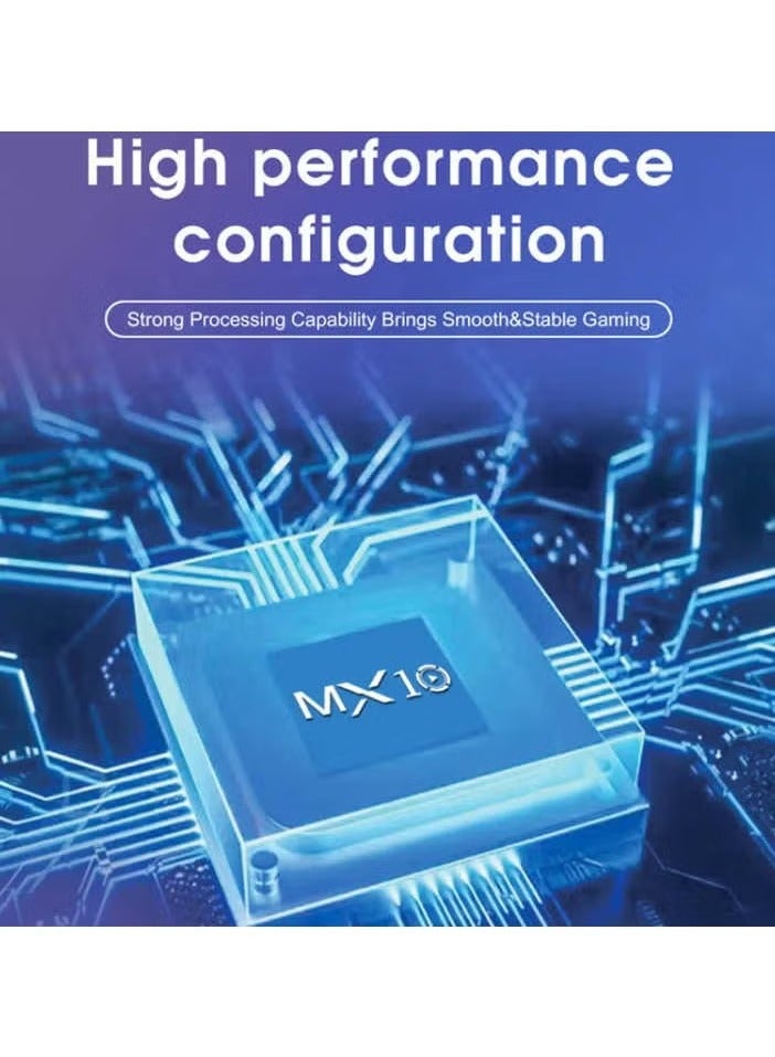 MX10 TV Box Android 13  4K 3D Smart IPTV Box with 2.4G/5G WiFi, Supports Streaming, Movies, Apps & More – HD TV Stick for Smart TV - Image 4