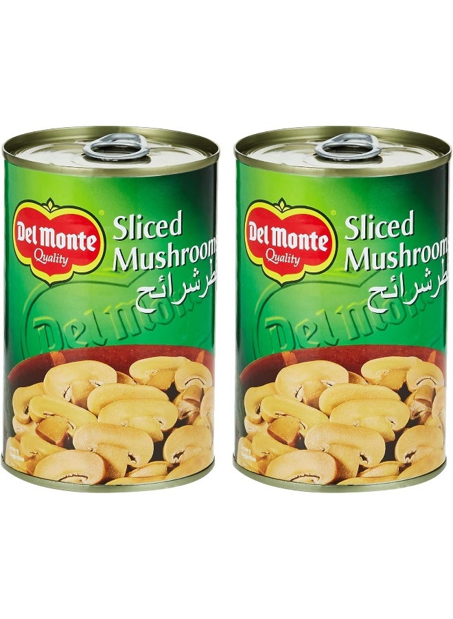 Del Monte Canned Sliced Mushrooms 2 X 400 gm (Pack Of 1) - Image 1