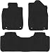 Matericuo Car Floor Mats Custom Fit for Lexus ES ES300 ES330 ES350 ES300h 20132018 Black Rubber Auto Liner Mats All Weather Protection Heavy Duty Odorless - Image 2