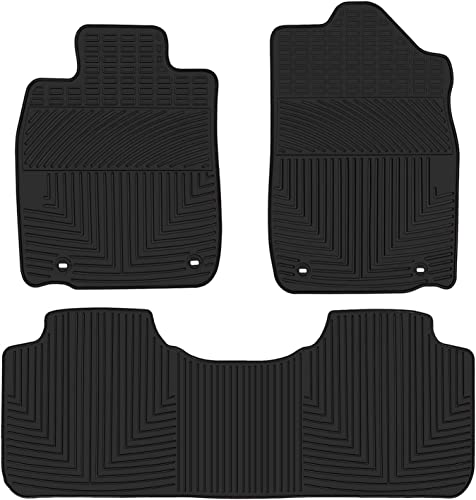 Matericuo Car Floor Mats Custom Fit for Lexus ES ES300 ES330 ES350 ES300h 20132018 Black Rubber Auto Liner Mats All Weather Protection Heavy Duty Odorless - Image 1