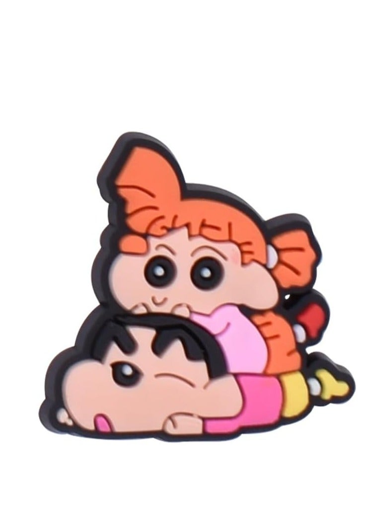 KASTWAVE زخارف أحذية، 36 قطع زخارف أحذية من PVC لأحذية الأساور السيليكون، زخارف أحذية من PVC لكروك، أشكال مختلفة، دبابيس أحذية بفتحات، هدية احتفالية للأطفال والفتيات المراهقات - Image 4