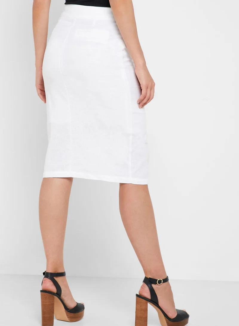 FOREVER 21 Button Down Pencil Skirt