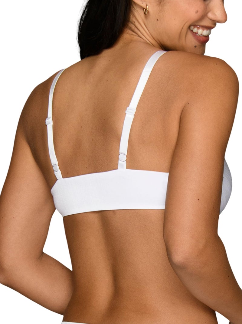 Vanity Fair Women's Front Closure Bra with No-Poke Underwire (34B-44DDD),Average Figure - White,38D - Image 3