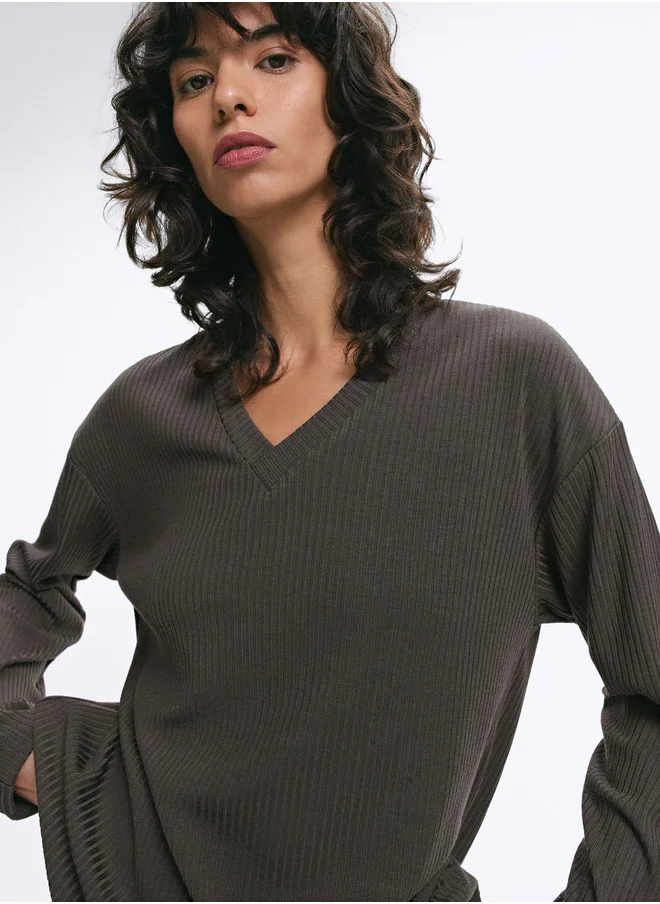 PARFOIS V-Neck Sweater