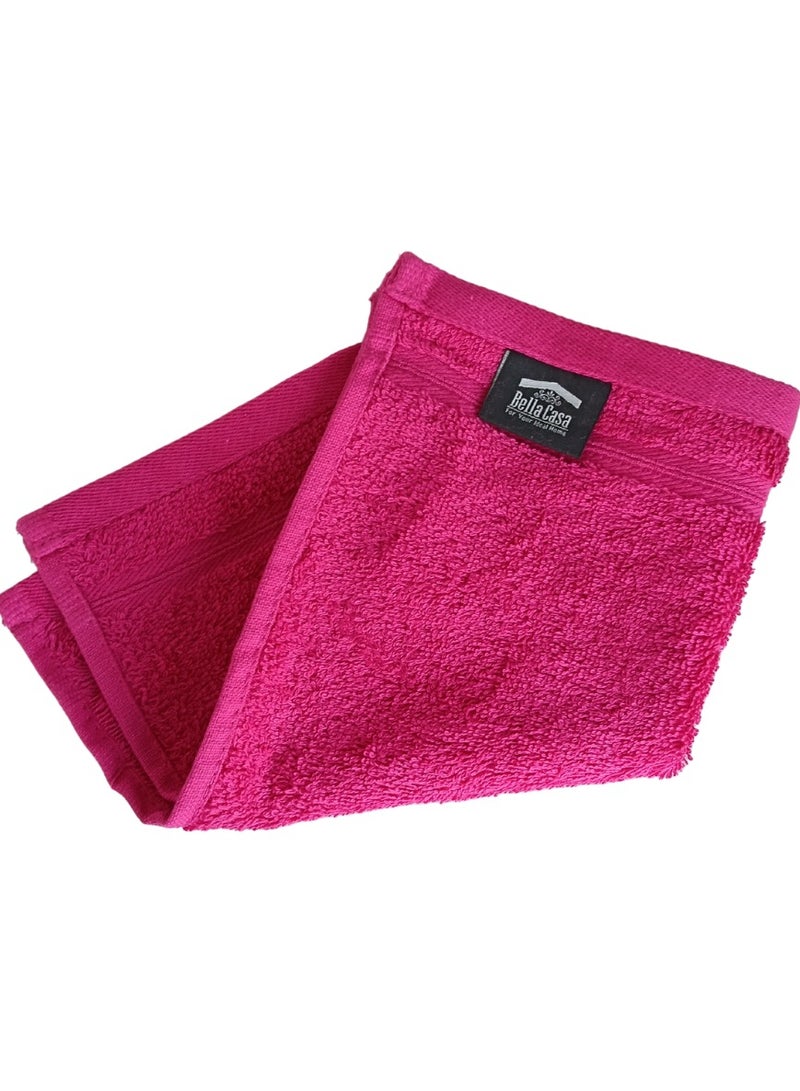 Pearl Coast 12 Pieces Luxury Face Towel Set 30x30cm 630 GSM Premium Cotton Ultra Soft and Highly Absorbent Expertly Woven for Durability Hotel And Spa Quality Towels Pink  - Image 2