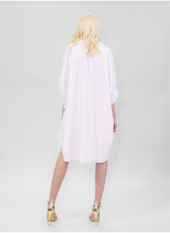BITOLIA GALLERY White Poplin Tunic  - Image 2