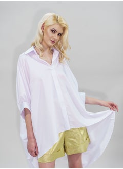 BITOLIA GALLERY White Poplin Tunic  - Image 5