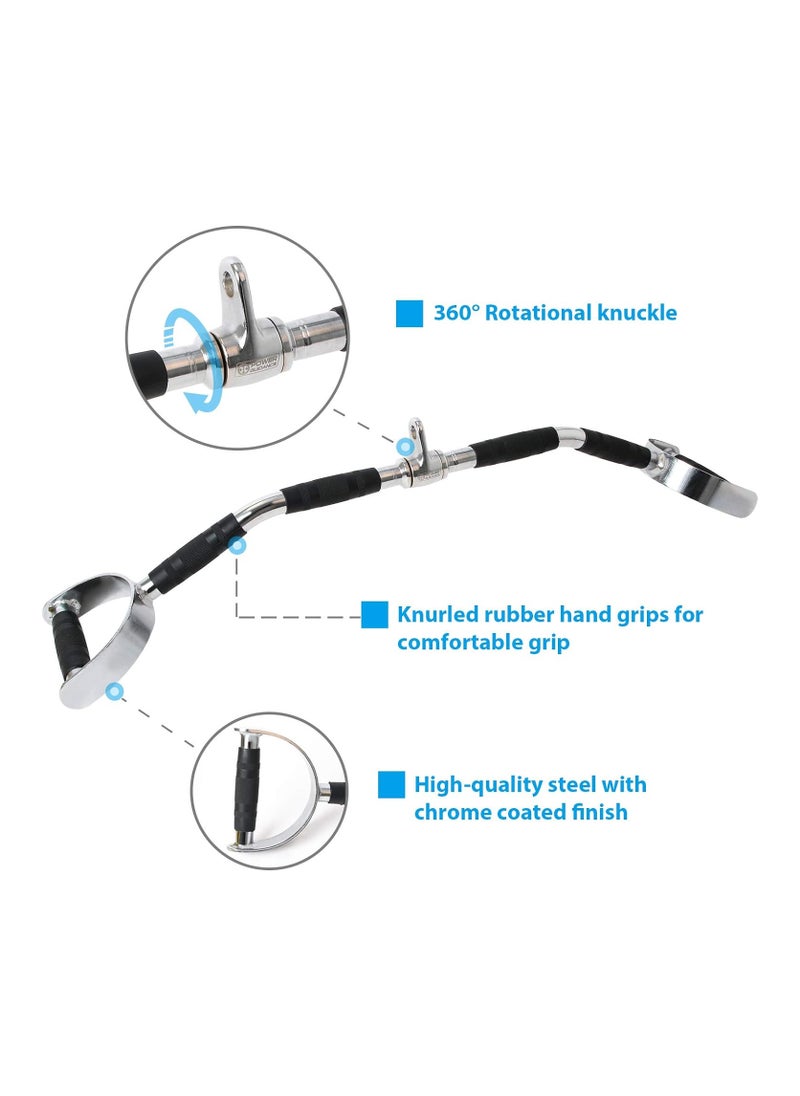 Generic Pull Down Attachment, Cable Machine Accessories for Home Gym, LAT Pull Down Attachment Weight Fitness  - Image 2